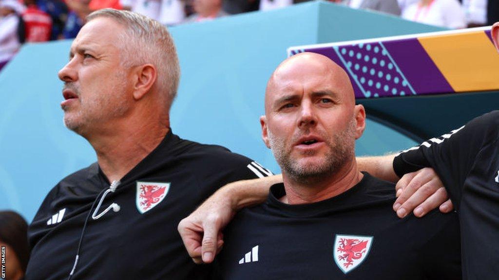 Kit Symons and Rob Page