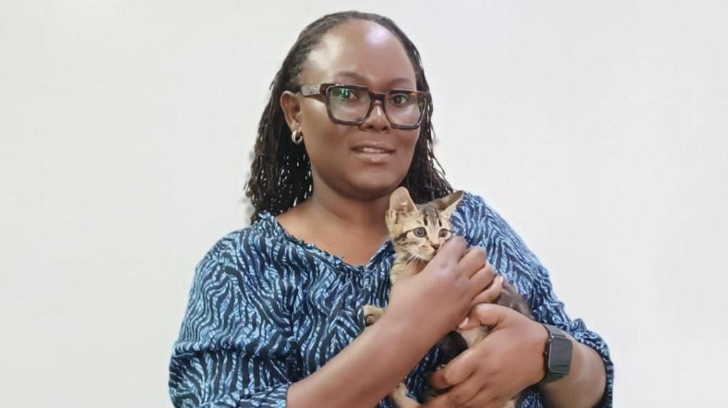 Naomi Mutua runs a Facebook community of cat lovers