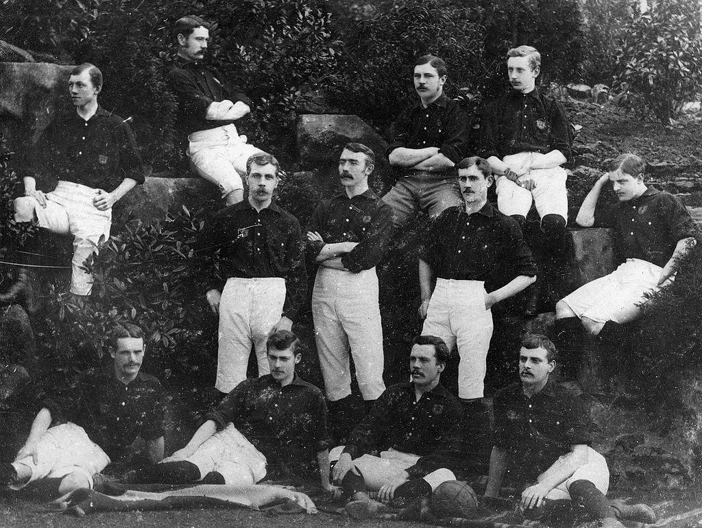 Nottingham Forest Football Club team photograph, 1884-1885.