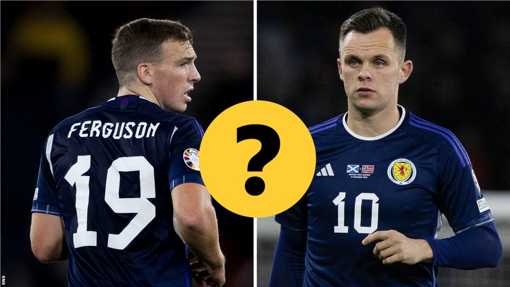 Scotland players Lewis Ferguson and Lawrence Shankland