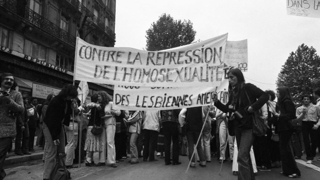 A 1977 protest against anti-gay repression in France