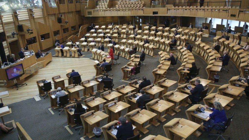 Scottish Parliament chamber