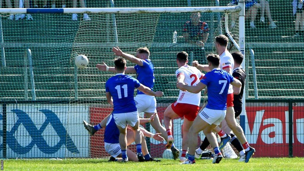 Liam Gray nets Tyrone's first-half goal