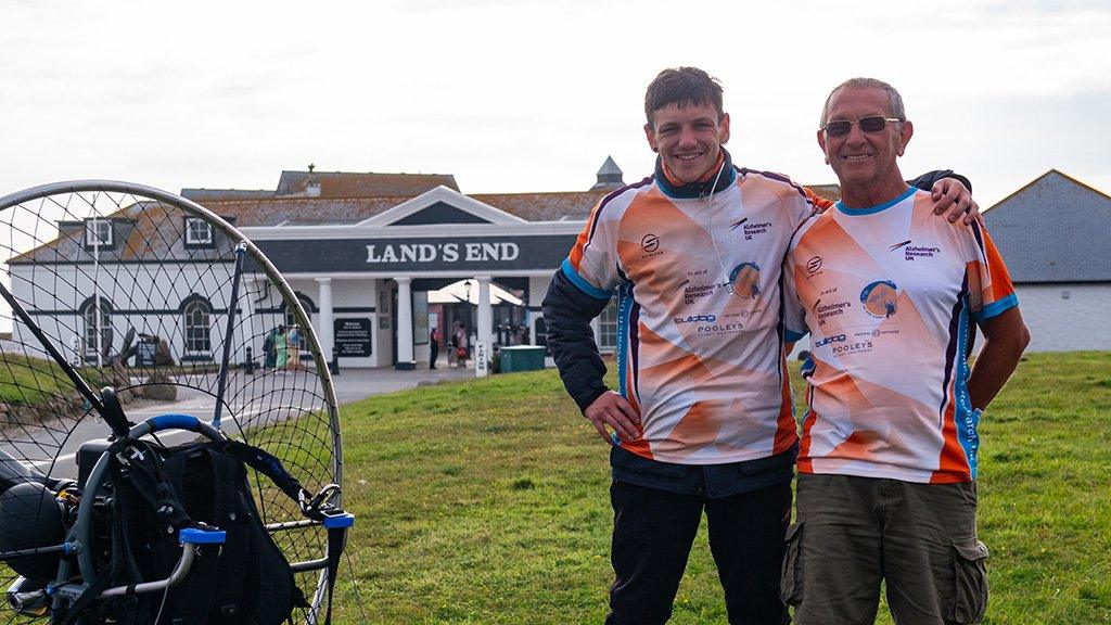 Daniel and Alan Jones in Land's End