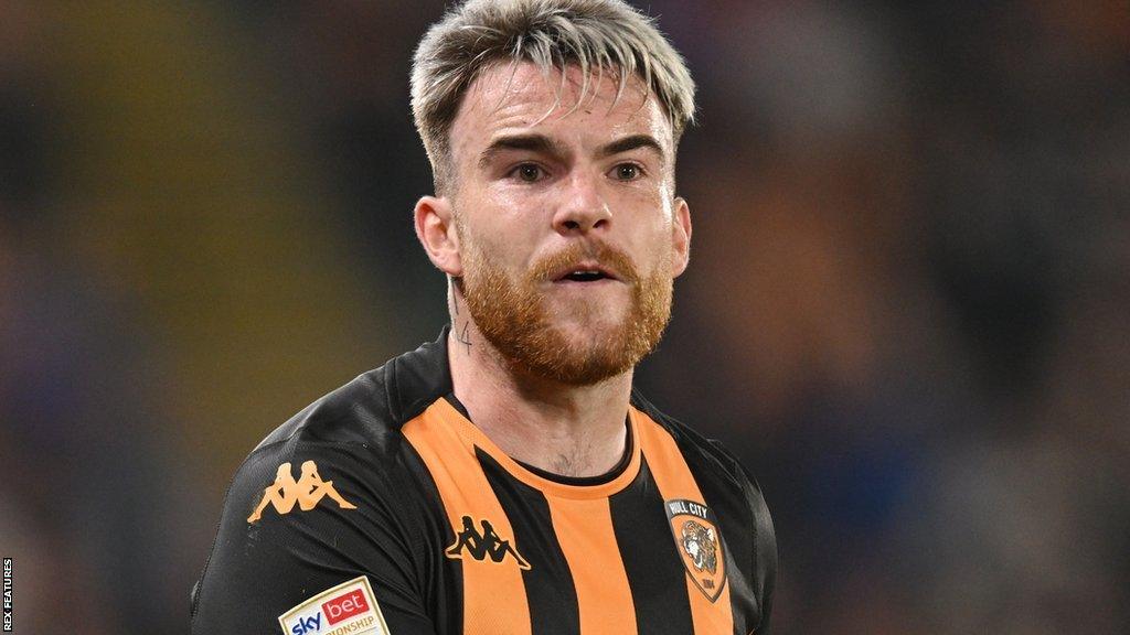 Hull City striker Aaron Connolly