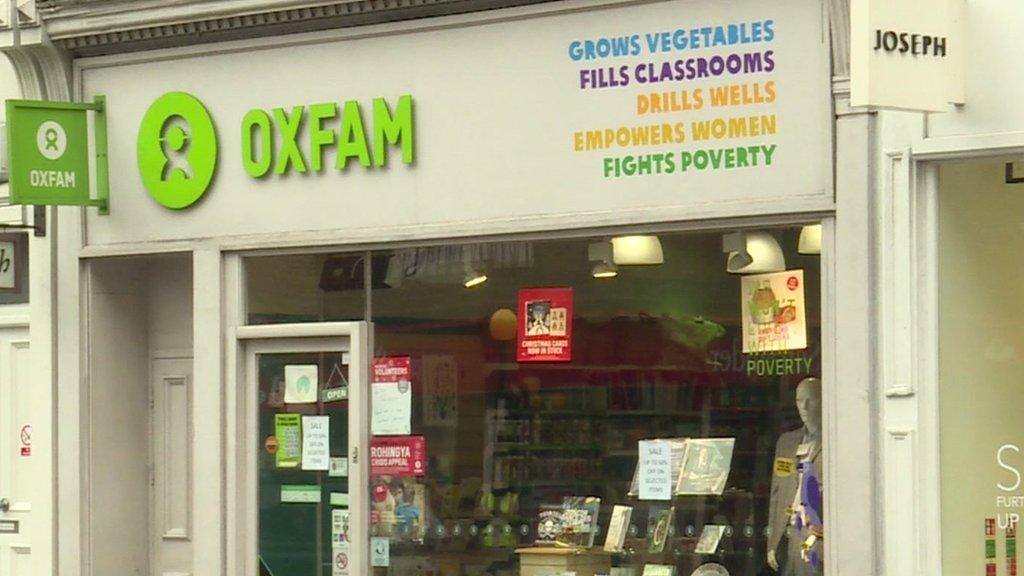 An Oxfam shop