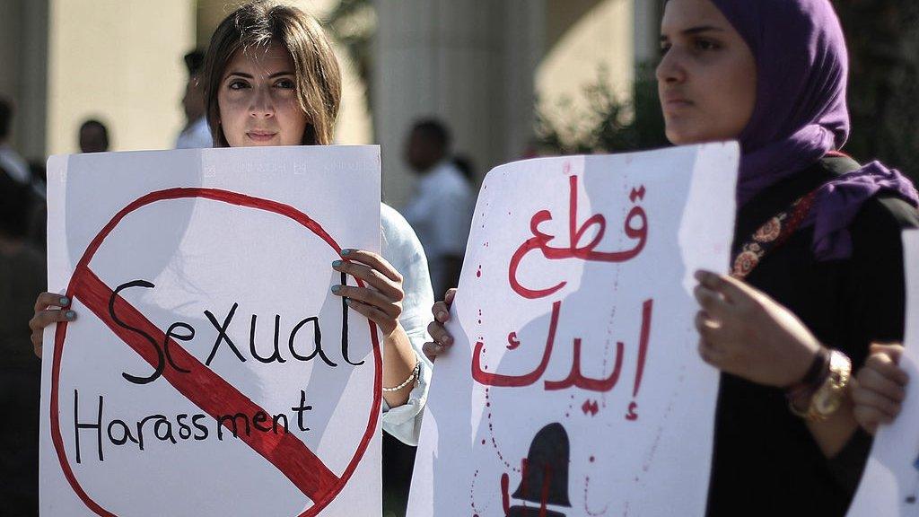 Women in Cairo protest against sexual harassment(file photo)