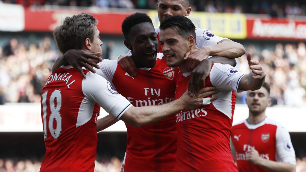 Arsenal celebrate