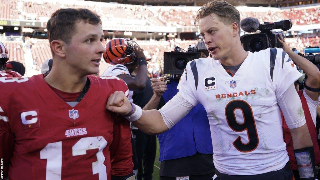 Brock Purdy and Joe Burrow