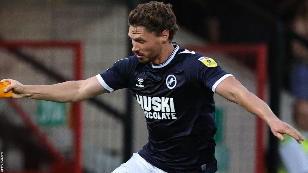 George Evans in action for Millwall