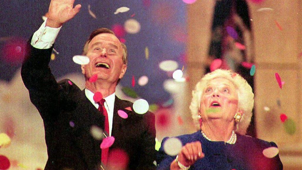 George HW Bush and Barbara Bush