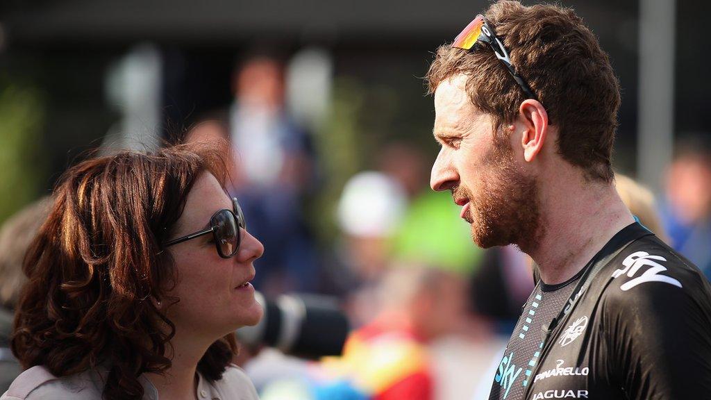 Cath and Bradley Wiggins