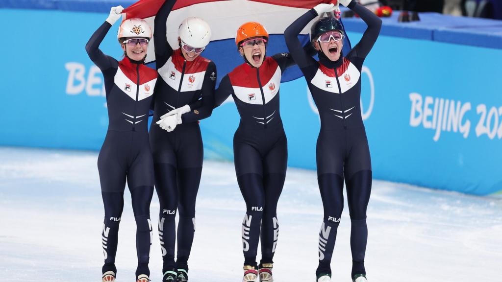 Netherlands celebrate gold medal