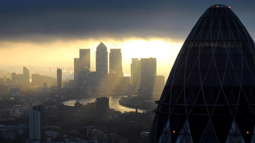 Gherkin and London's skyline