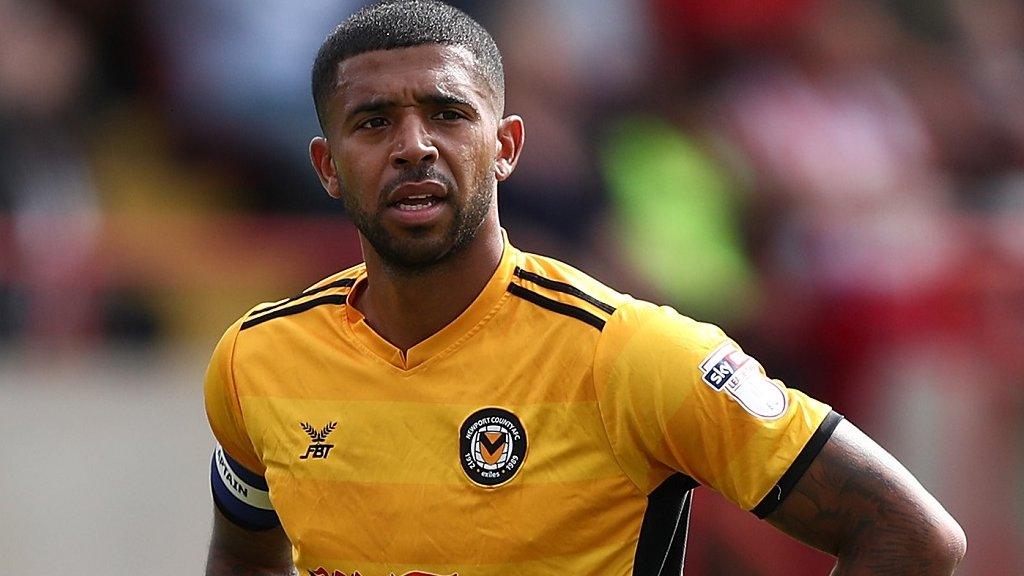 Joss Labadie in Newport County kit