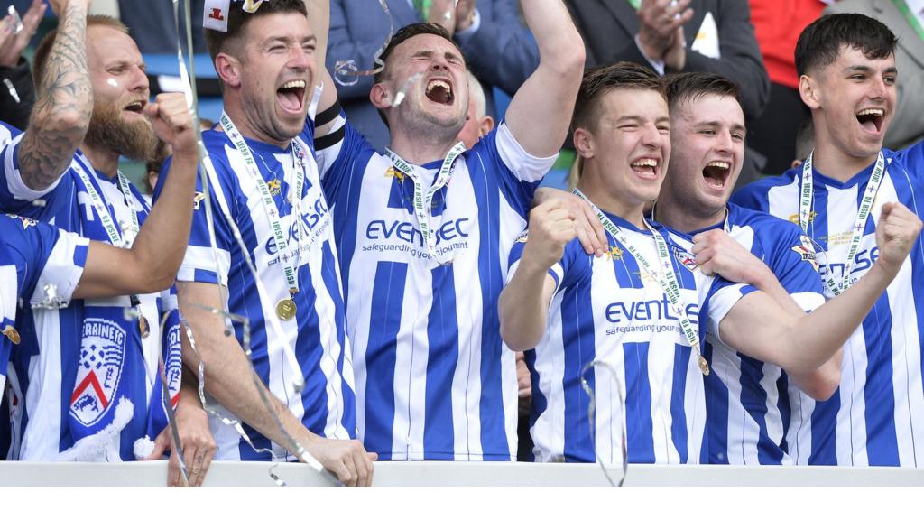 Coleraine beat Cliftonville 3-1 in the Irish Cup final