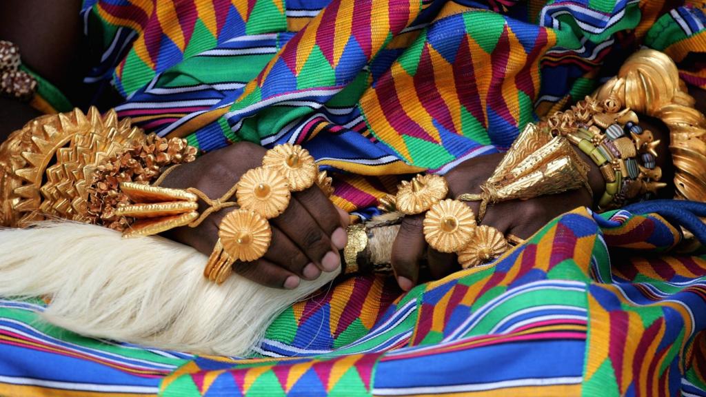 Man with gold rings