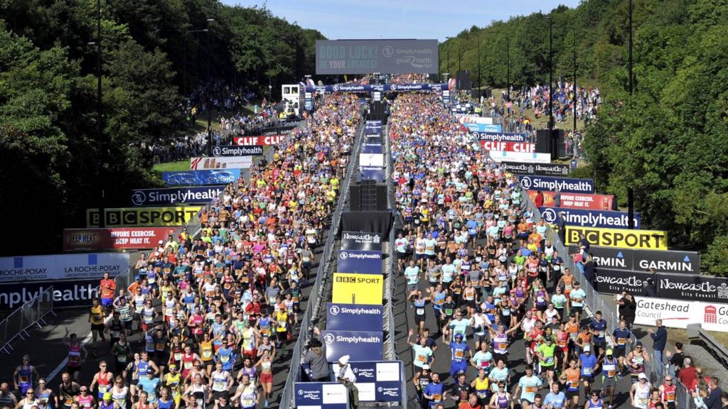 Start of Great North Run