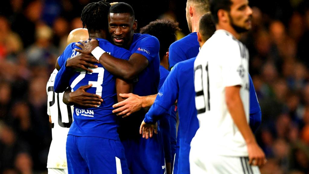 Chelsea celebrate