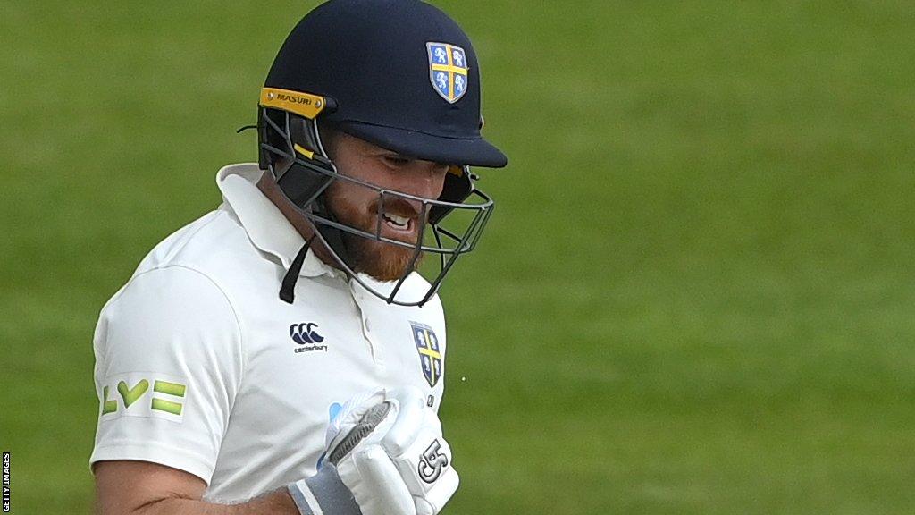 Ben Raine batting for Durham