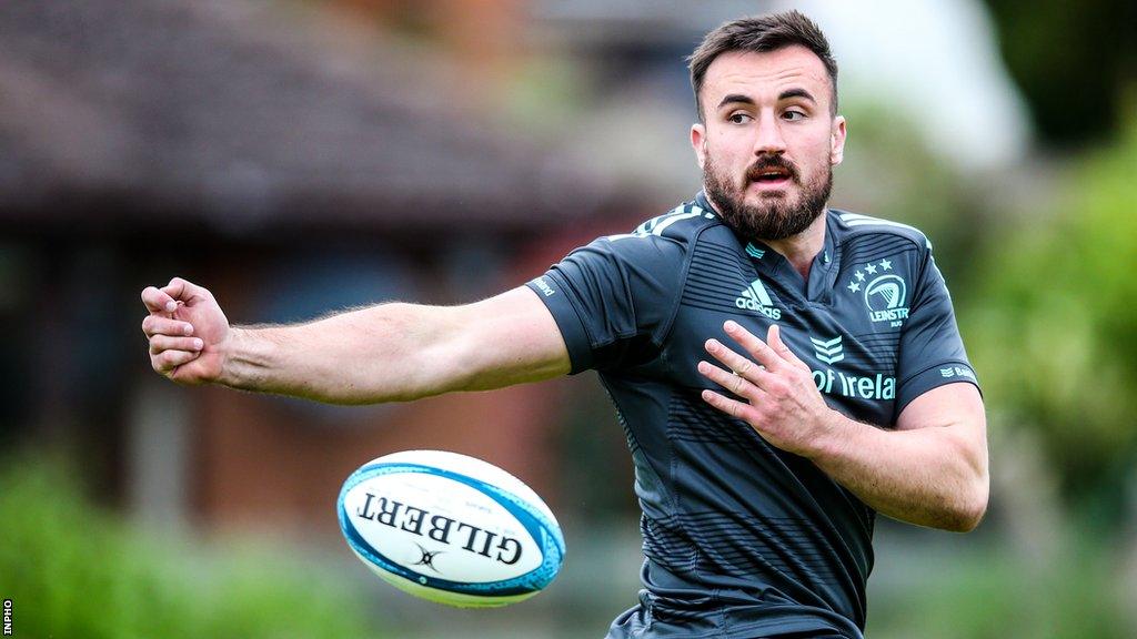 Ronan Kelleher in training with Leinster