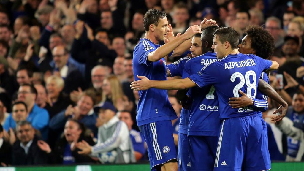 Chelsea celebrate