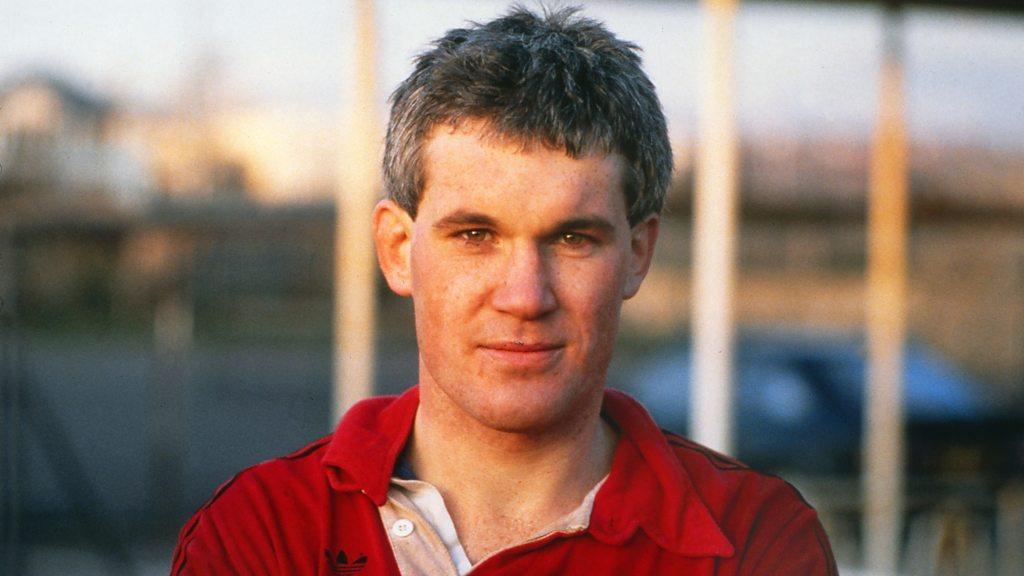 Eddie Butler with Wales training camp