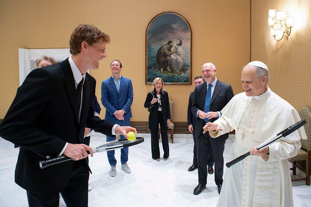 Jannik Sinner and the Pope