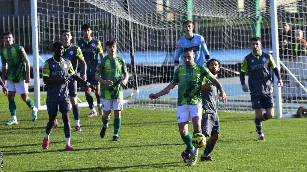 Guernsey FC in action