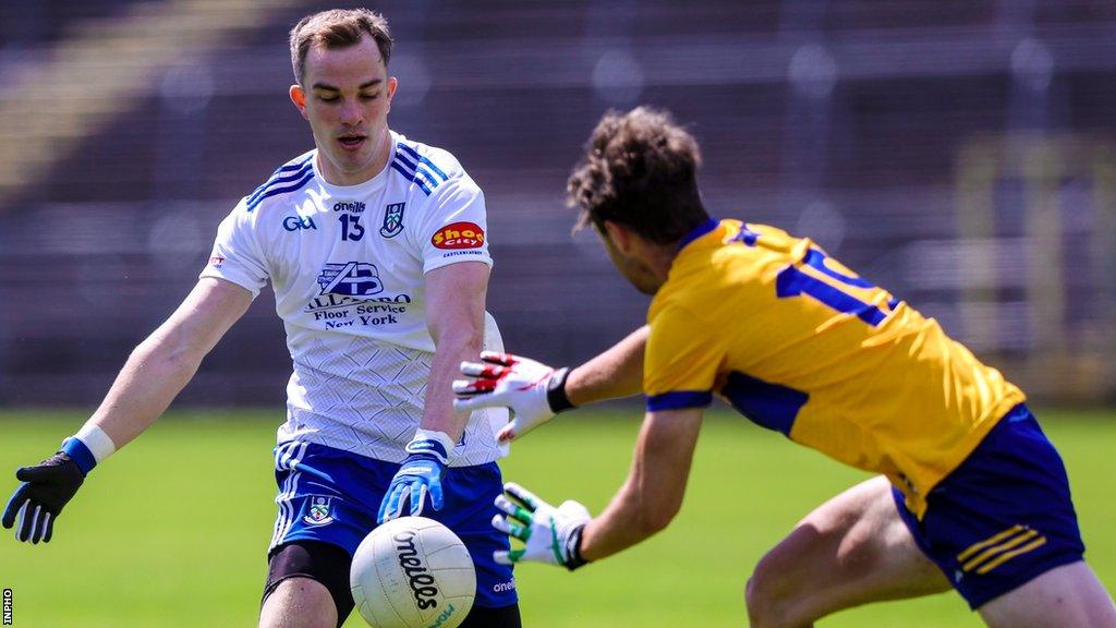 Jack McCarron in action for Monaghan