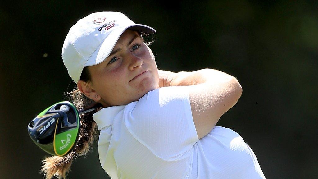 Lily May Humphreys in action at the Joburg Ladies Open