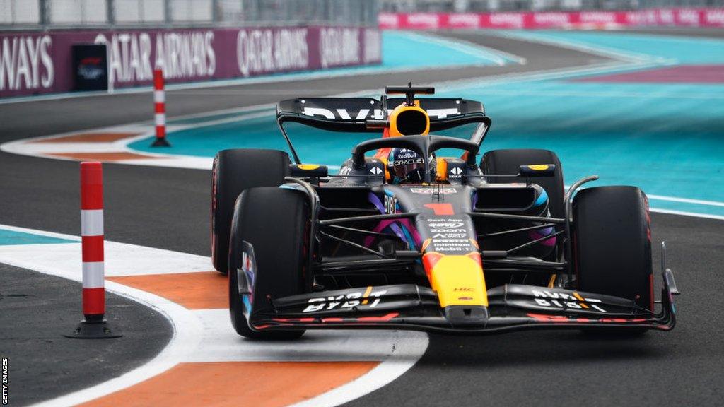 Max Verstappen om track in Miami