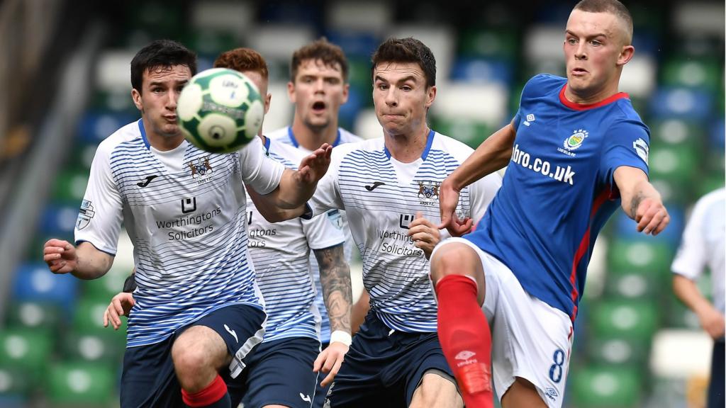 Ards are playing away to Linfield