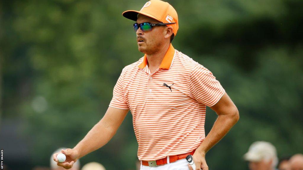 American golfer Rickie Fowler