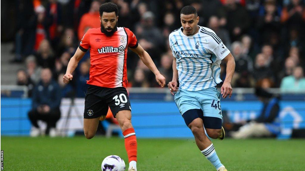 Luton Town winger Andros Townsend