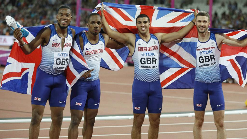 GB 4x100m relay team