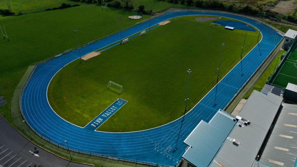 Athletics running track