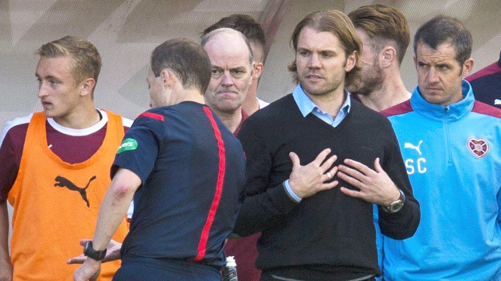 Hearts head coach Robbie Neilson