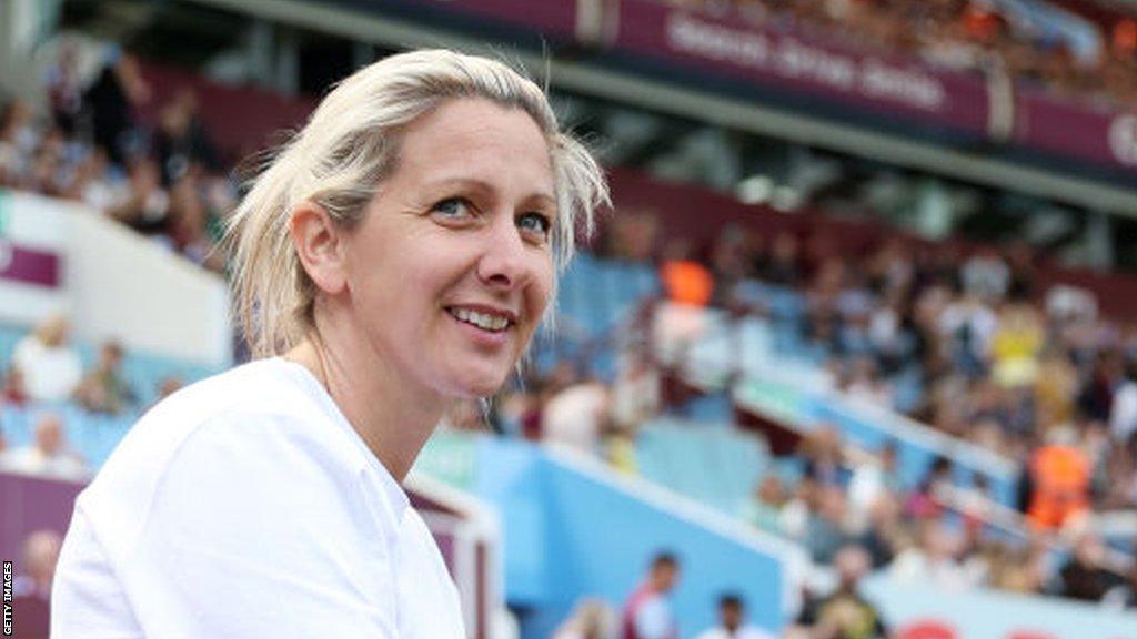 Aston Villa manager Carla Ward