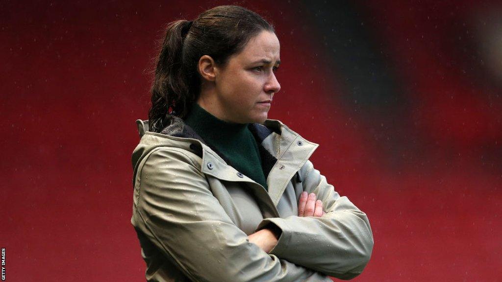 Lauren Smith working with Bristol City