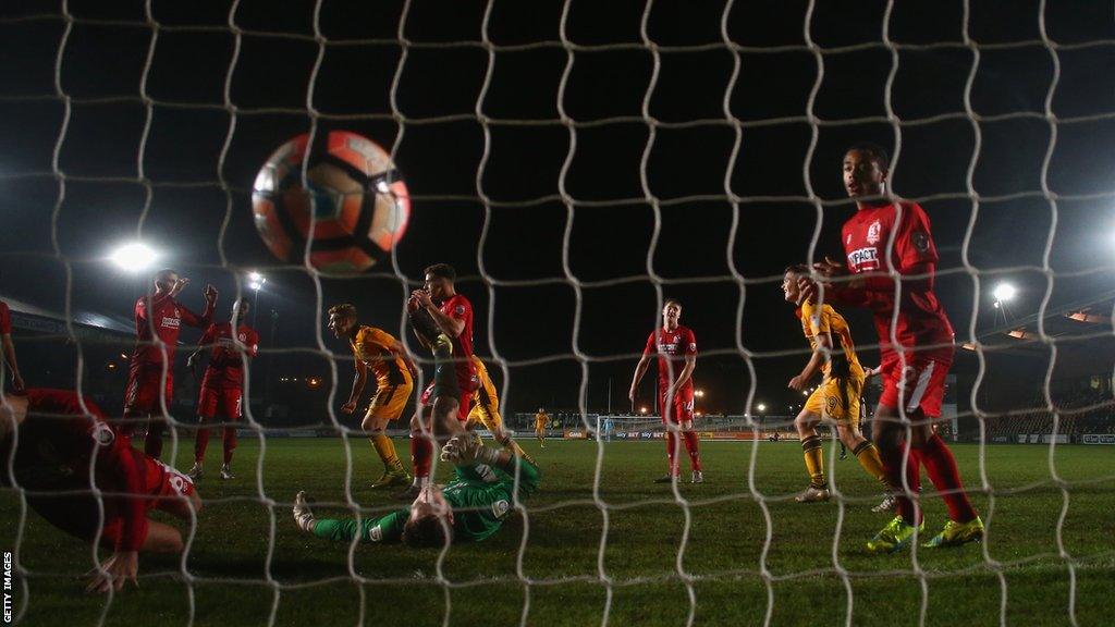 Alfreton Town hosted Newport County in the FA Cup first round in 2016, but lost in a replay