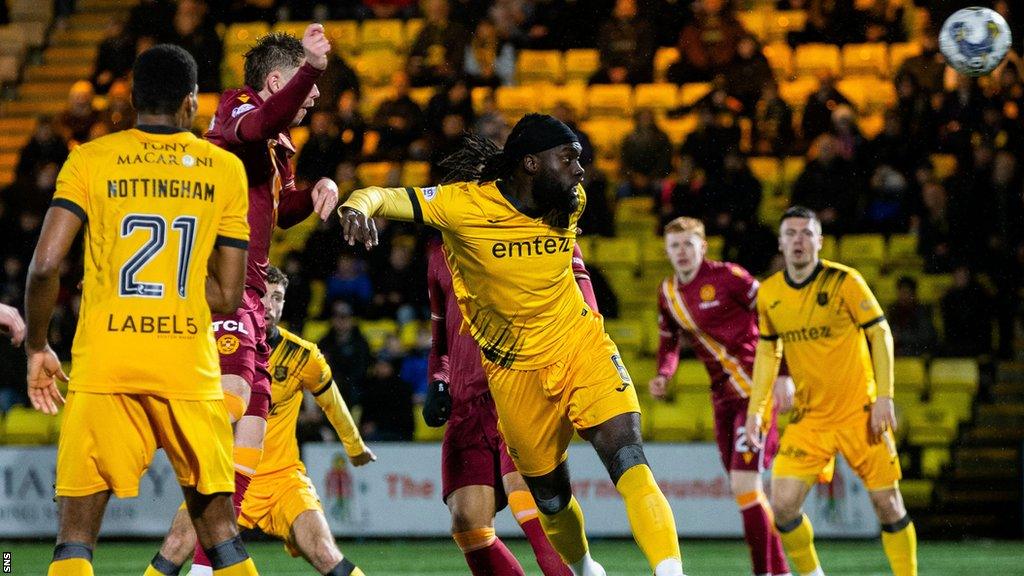 Livingston's early hopes of victory were ended by Sam Nicholson's header