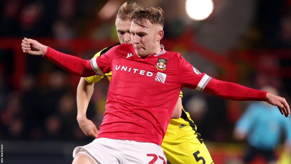 Striker Jake Bickerstaff has become a regular in Wrexham's match-day squad this season