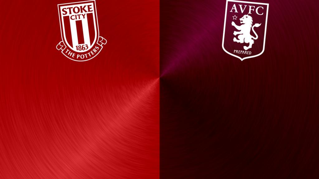 Stoke v Aston Villa badges