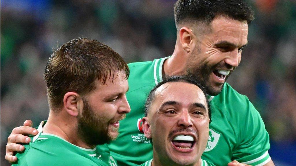 Ireland celebrate