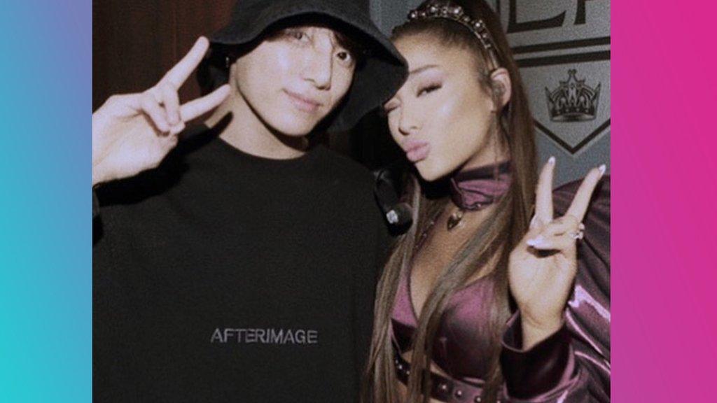 Jungkook and ariana