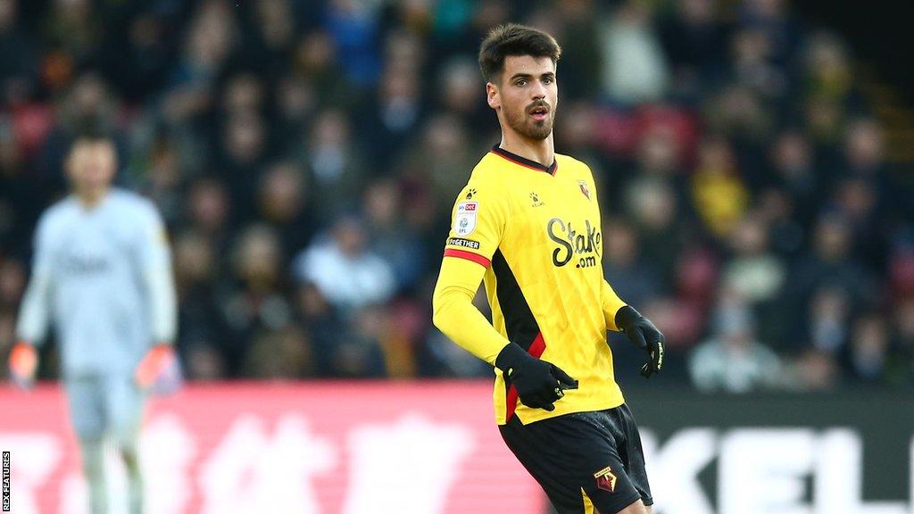 Joao Ferreira in action for Watford