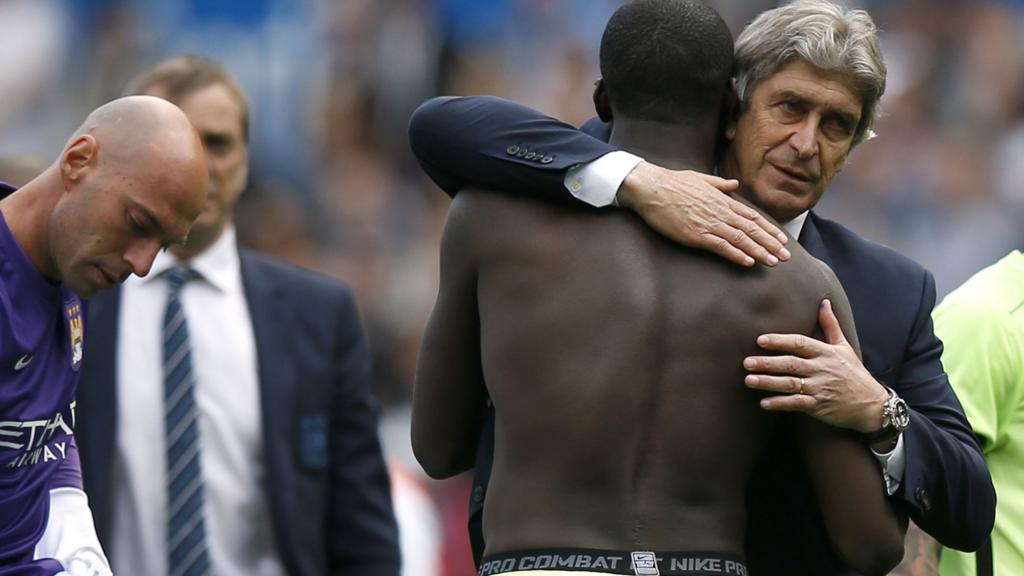 Manuel Pellegrini and YaYa Toure