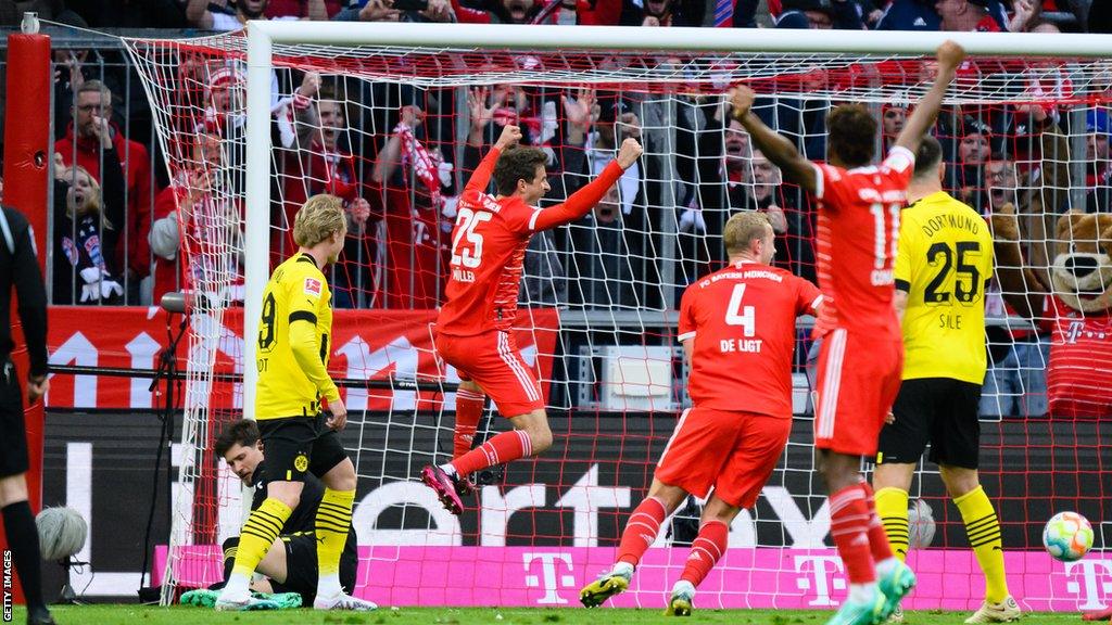 Bayern Munich celebrate