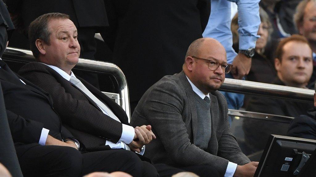 Newcastle United owner Mike Ashley attended the Magpies' home game against Leicester